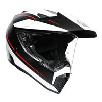 AGV AX9 Pacific Road Helmet (Matt Black|White|Red)