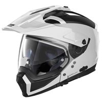 Nolan N70-2X Classic N-Com Helmet (Metal White)