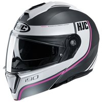 HJC I90 Davan Flip Front Helmet (Pink)