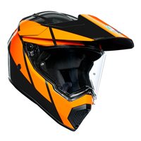 AGV AX9 Trail Helmet (Gunmetal|Orange)