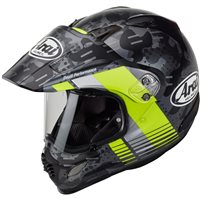 Arai Tour-X 4 Motorcycle Helmet Cover Yellow (Matt Black|Yellow)