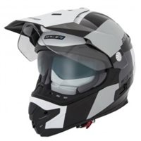 Spada Intrepid Adventure Helmet (Gloss Black/White/Grey )