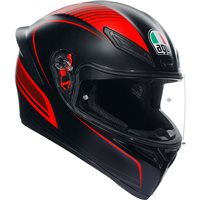 AGV K1-S Warm Up Motorcycle Helmet (Matt Black|Red)