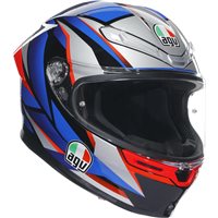AGV K6-S Slashcut Motorcycle Helmet (Black|Blue|Red)