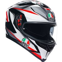 AGV K5-S Plasma Helmet (White|Black|Red)