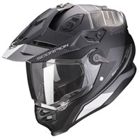 Scorpion Exo ADF 9000 Trail Adventure Helmet (Desert Black|Silver)