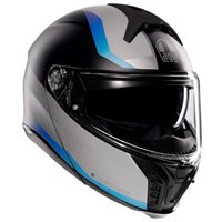 AGV Tour Modular Stray Flip Front Helmet (Matt Black|Grey|Blue)
