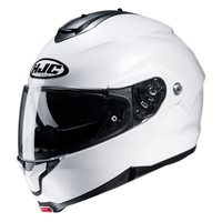 HJC C91N Flip Front Helmet (Pearl White)