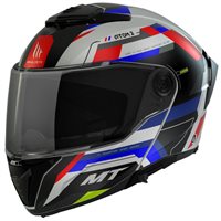 MT Atom 2 Bast B7 Flip Front  Helmet (Red|White|Blue)
