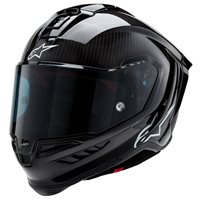 Alpinestars Supertech R10 Motorcycle Helmet (Black Carbon)
