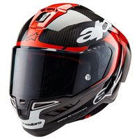 Alpinestars Supertech R10 Element Helmet (Black Carbon|Red)