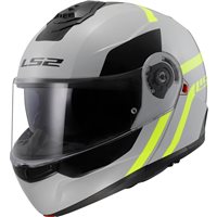 LS2 FF908 Strobe 2 Autox Flip Front Helmet (Grey|Yellow)