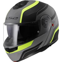 LS2 FF908 Strobe 2 Monza Flip Front Helmet (Matt Black|Yellow)