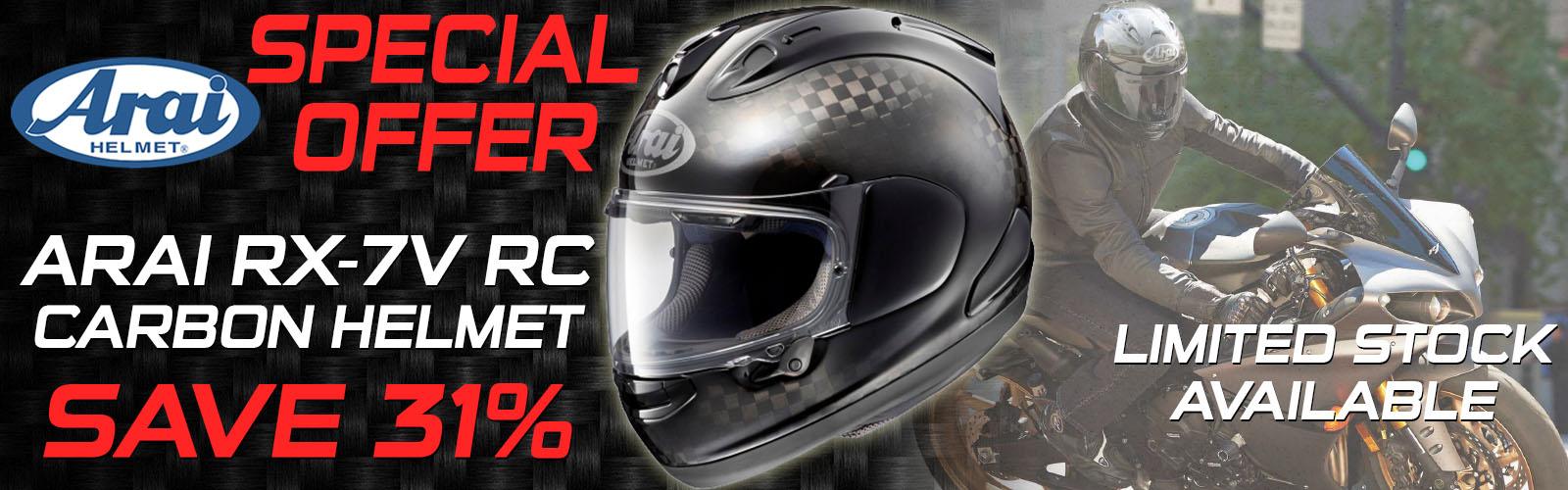 Arai RX-7V RC Carbon Helmet Special Offer